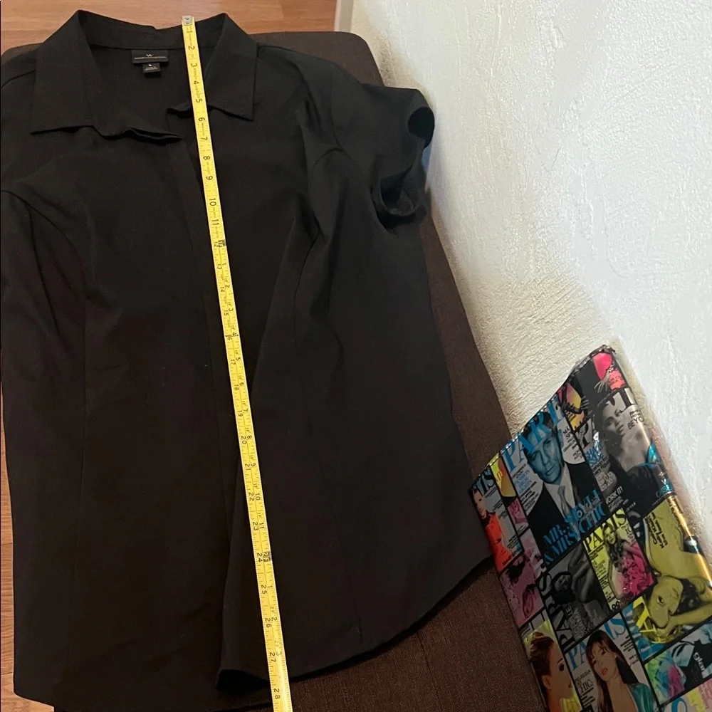 #0818+ Classic Black Women's Top - Picture 3 of 5